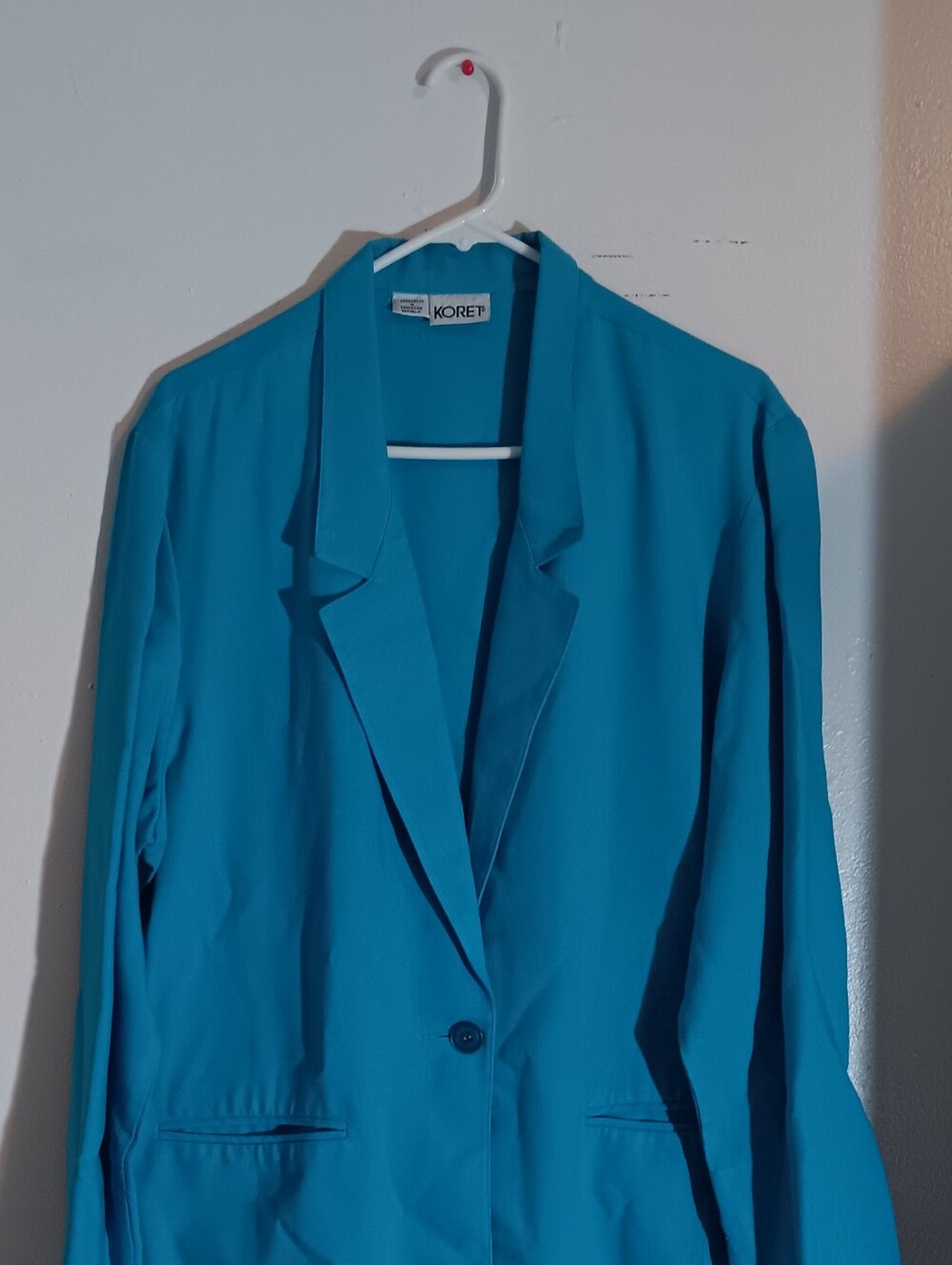 Koret Women's Bright Teal Single-Button Blazer